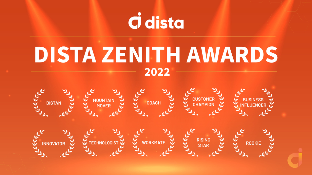 Dista Zenith Awards 2022 – DISTANs shine at the maiden rewards and recognition ceremony