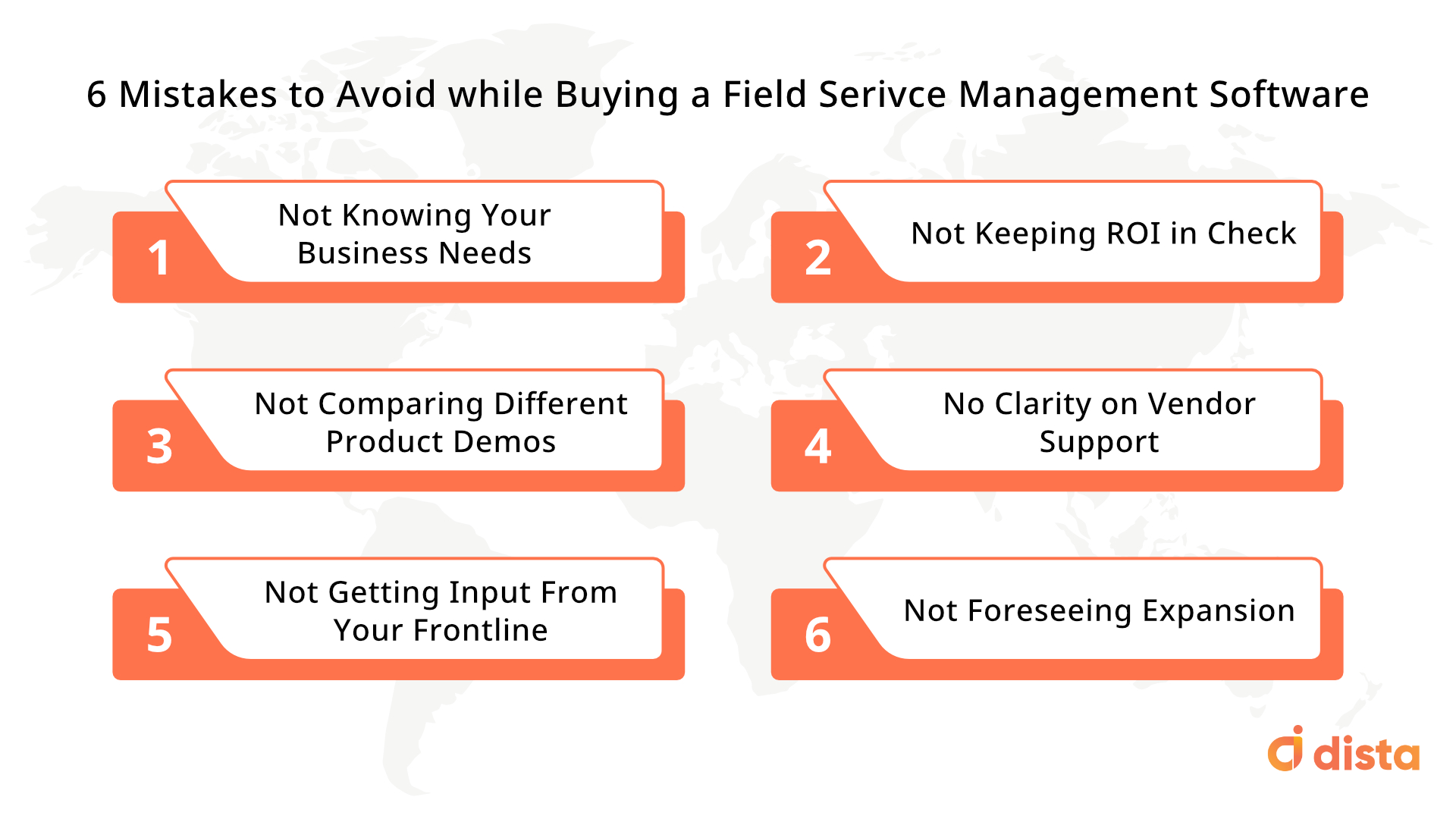 6 Mistakes to Avoid while Buying a Field Serivce Management Software