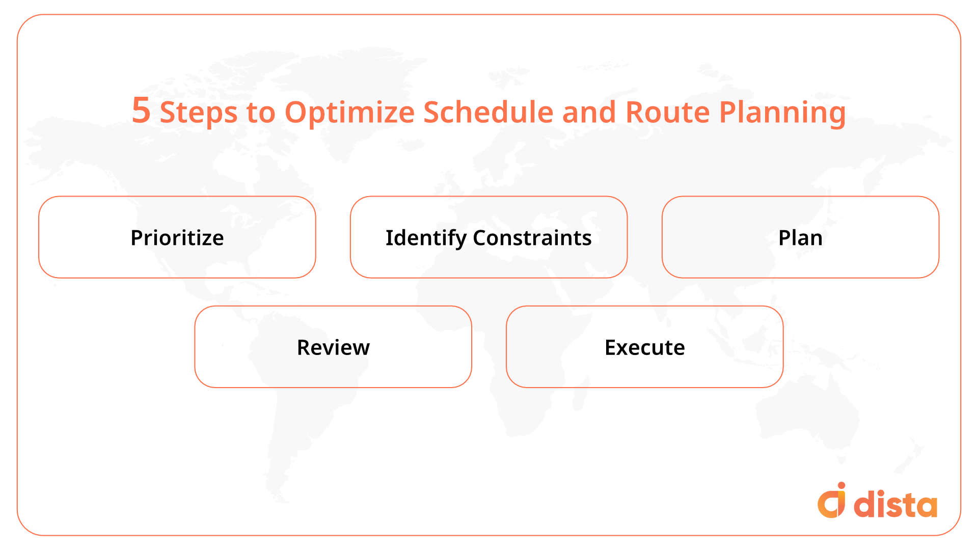 5 Steps to Optimize Schedule and Route Planning