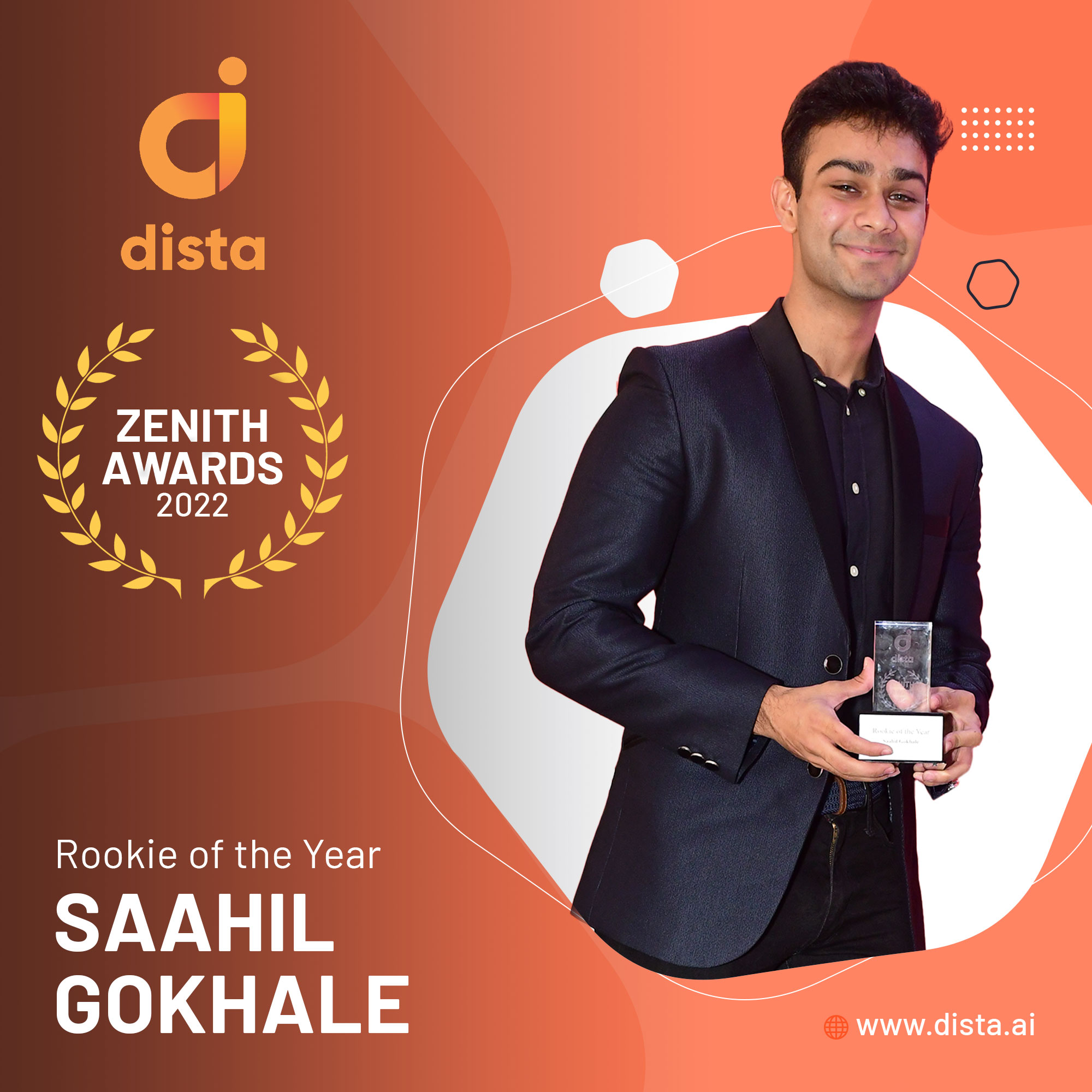 Saahil Gokhale - Dista Zenith Awards 2022