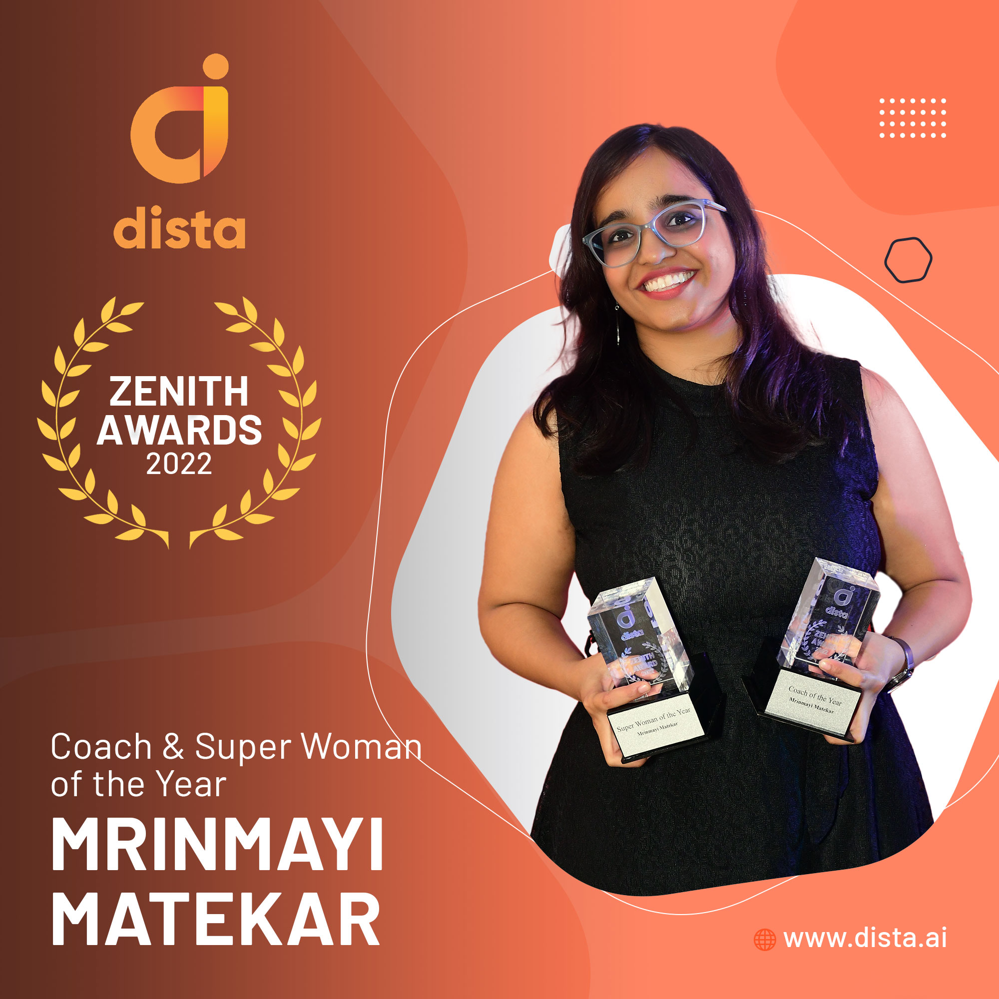 Mrinmayi Matekar - Dista Zenith Awards 2022