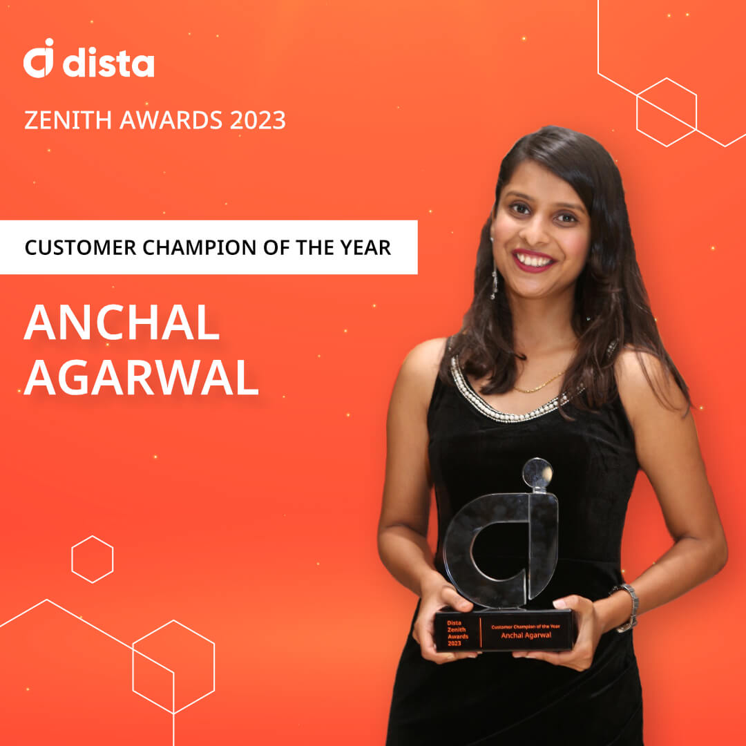 Anchal Agarwal - Customer Champion of the Year