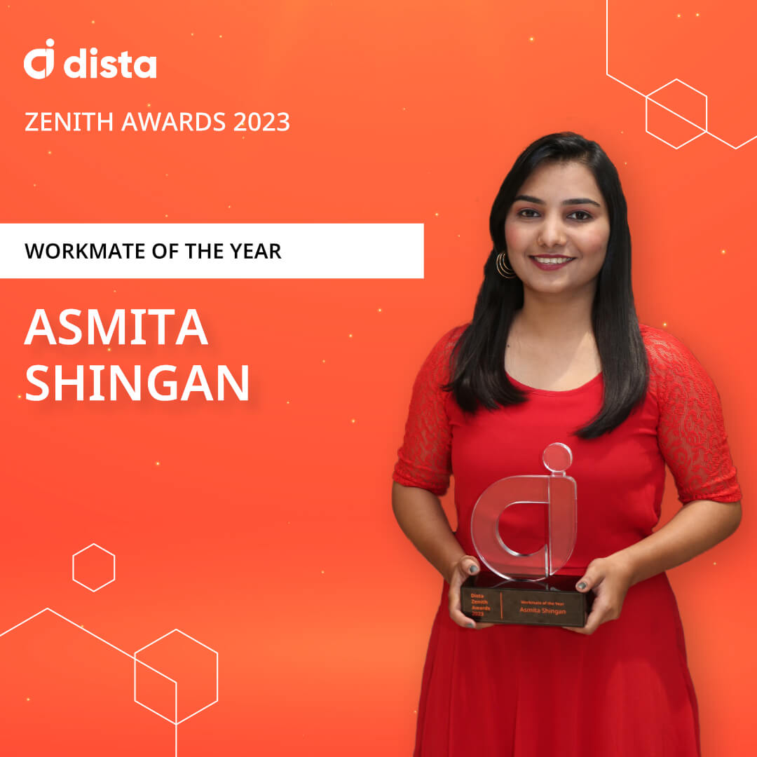 Asmita Shingan - Workmate of the Year