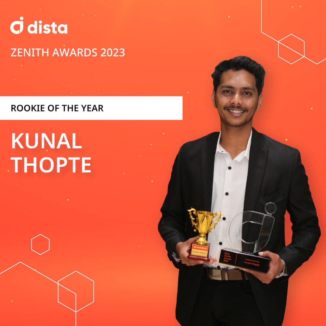 Kunal Thopte - Rookie of the Year