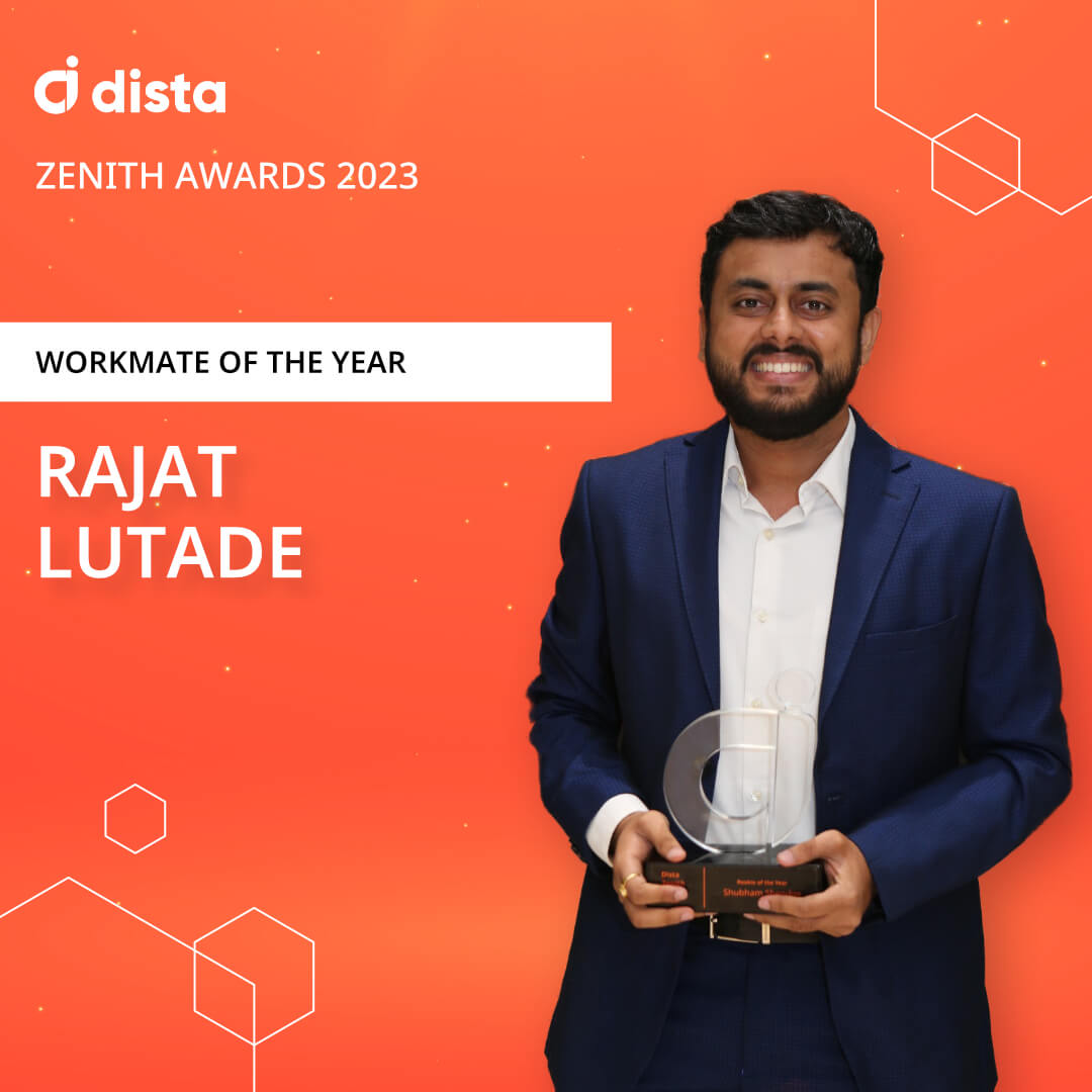Rajat Lutade - Workmate of the Year