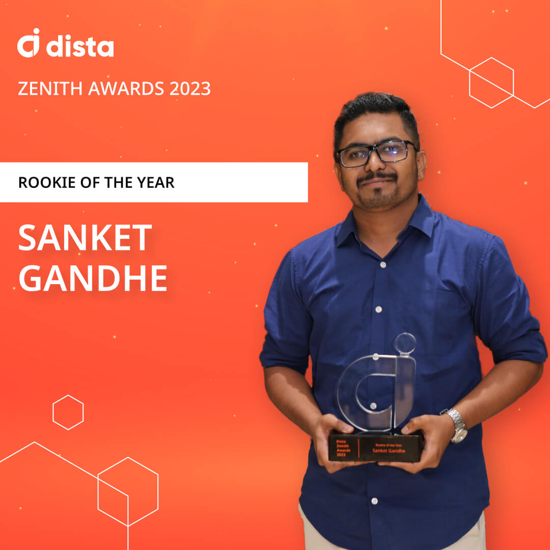 Sanket Gandhe - Rookie of the Year