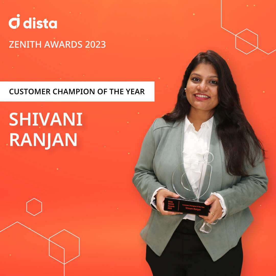 Shivani Ranjan - Customer Champion of the Year
