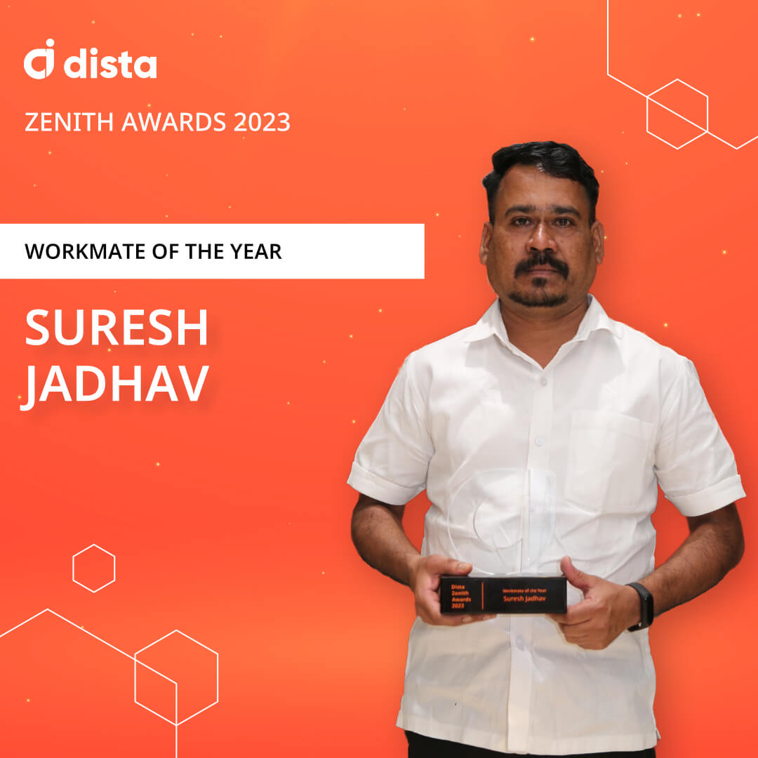 Suresh Jadhav - Workmate of the Year