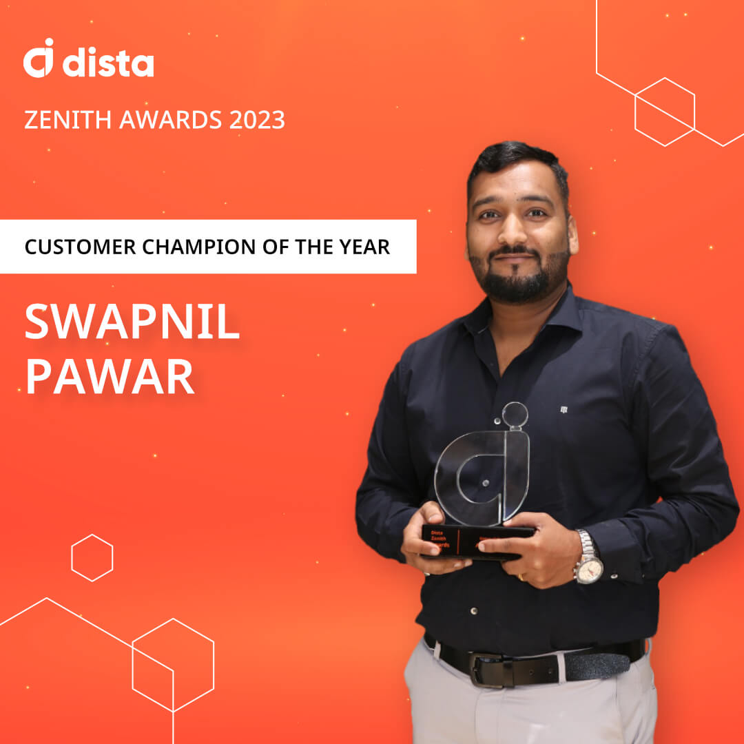Swapnil Pawar - Customer Champion of the Year