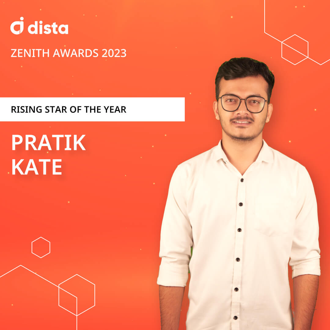 Pratik Kate - Rising Star of the Year