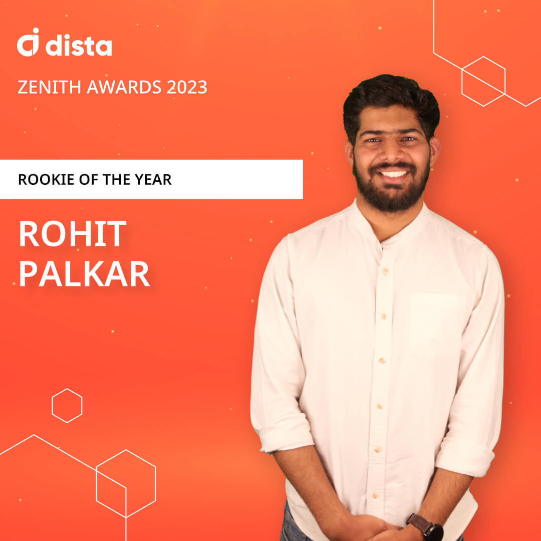 Rohit Palkar - Rookie of the Year