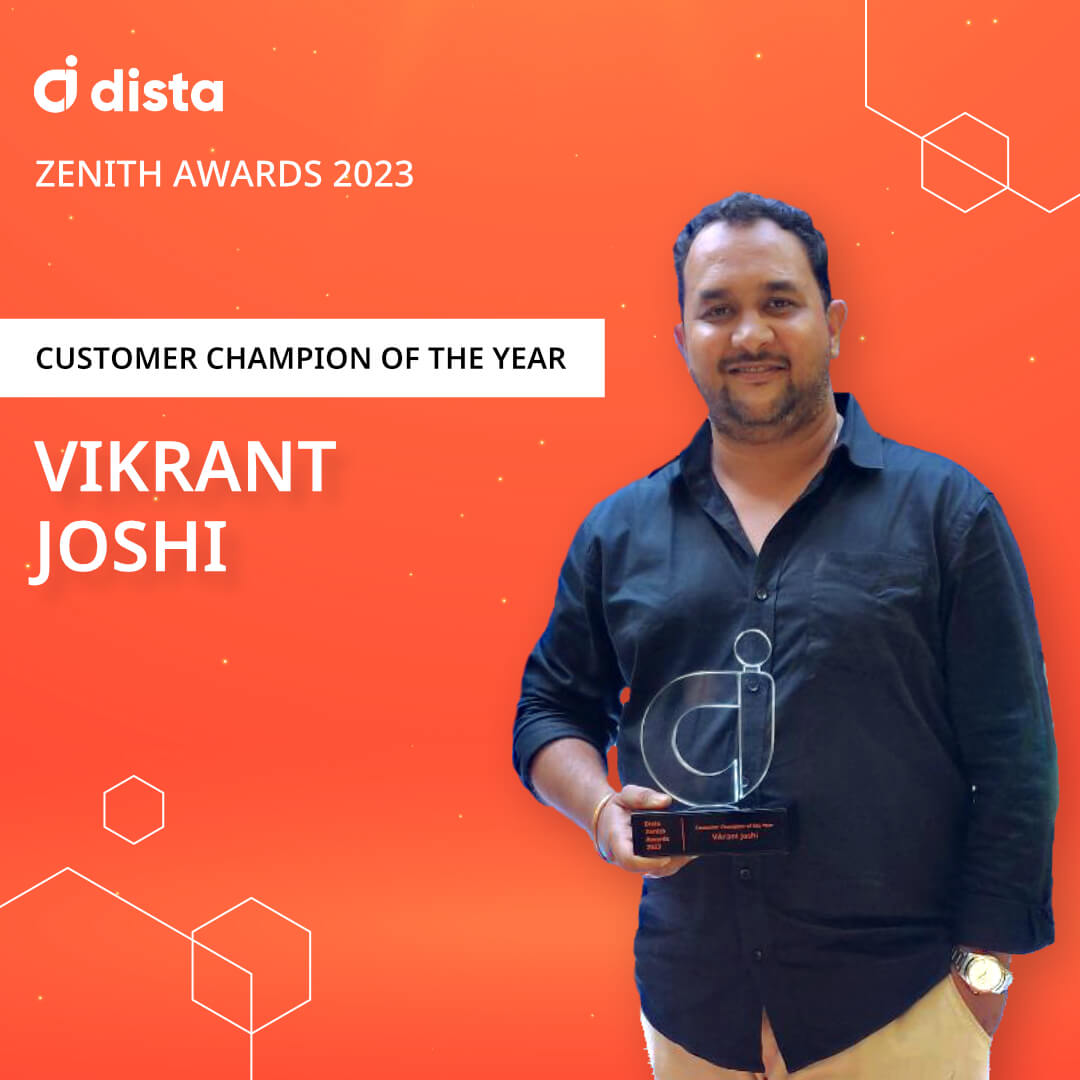 Vikrant Joshi - Customer Champion of the Year