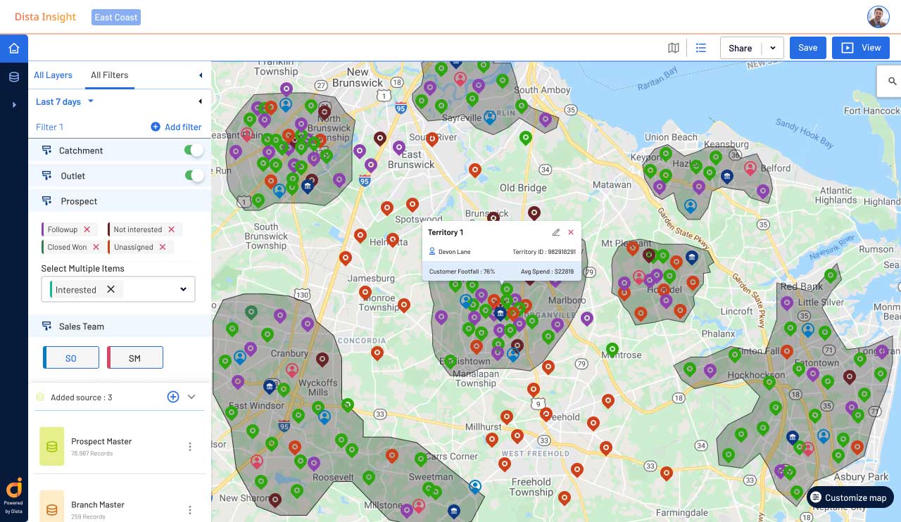 Leverage Geospatial Insights to Drive Expansion with Dista's Spatial Analytics Tool