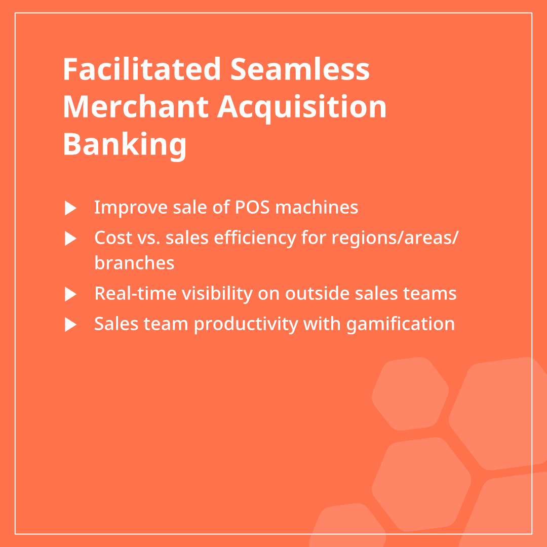 Facilitated seamless merchant acquisition banking