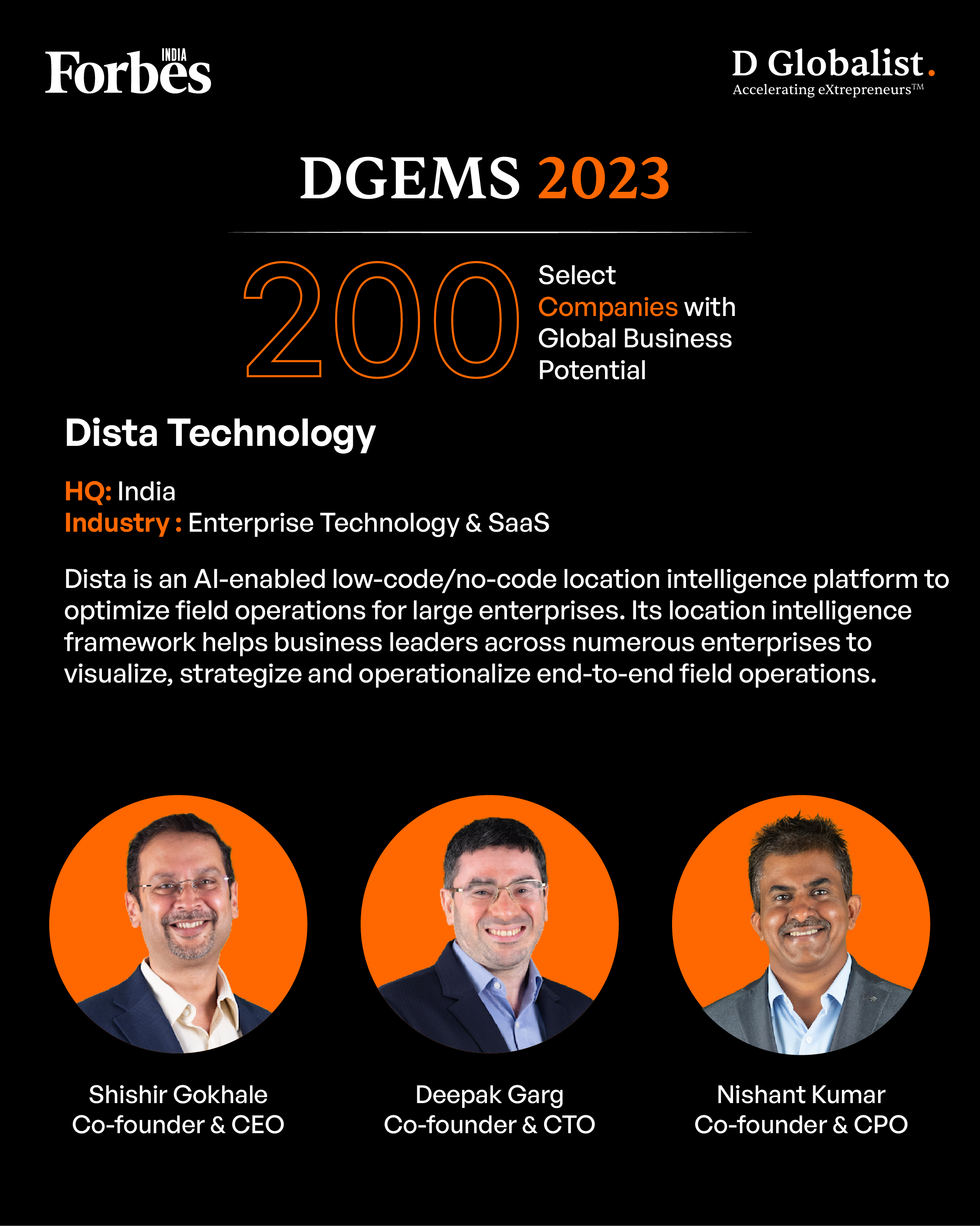 Forbes India DGEMS 2023 Awards