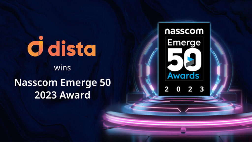 Deeptech Startup Dista Wins Nasscom Emerge 50 2023 Award