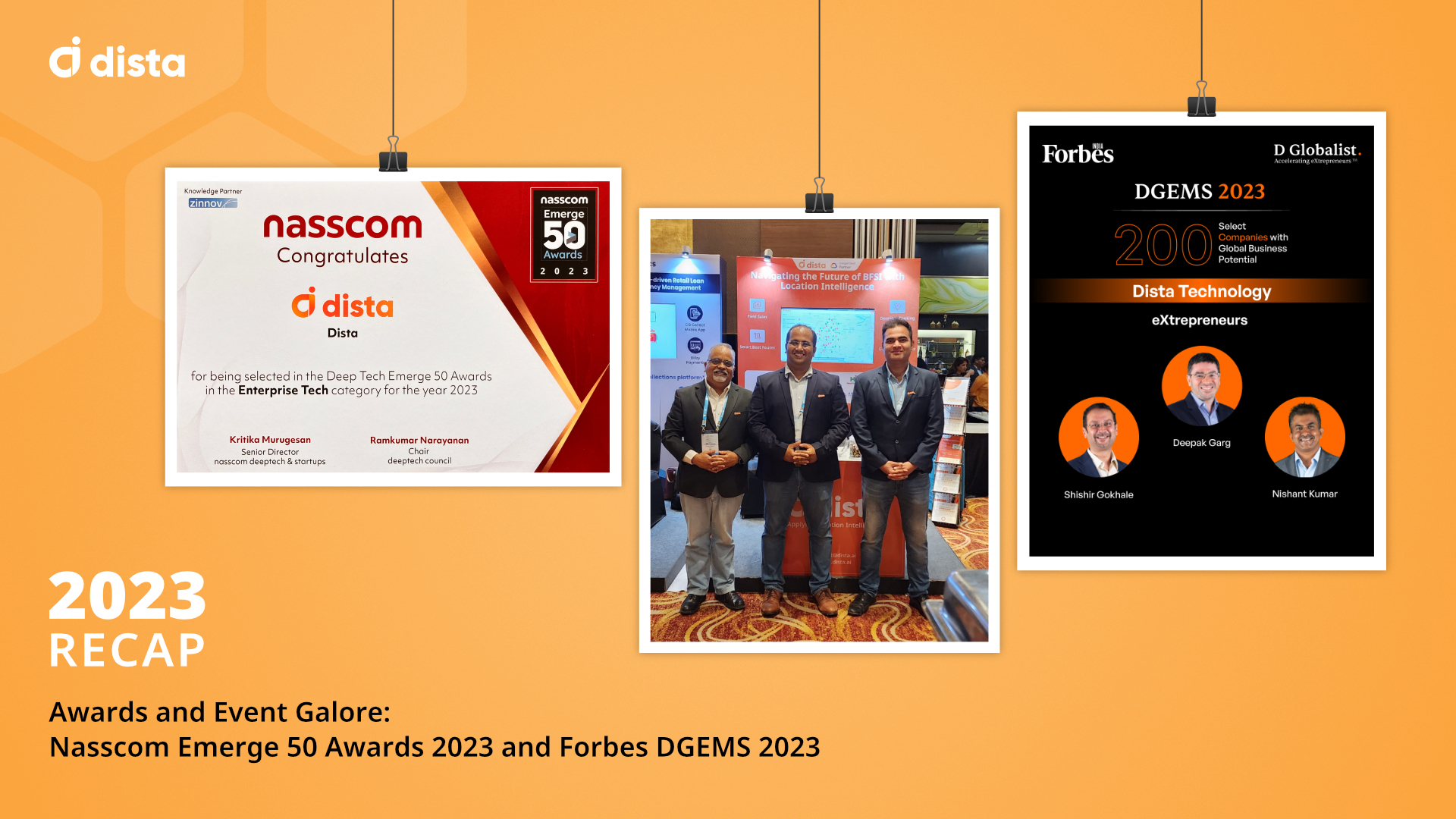 Nasscom Emerge 50 Awards 2023 and Forbes DGEMS 2023