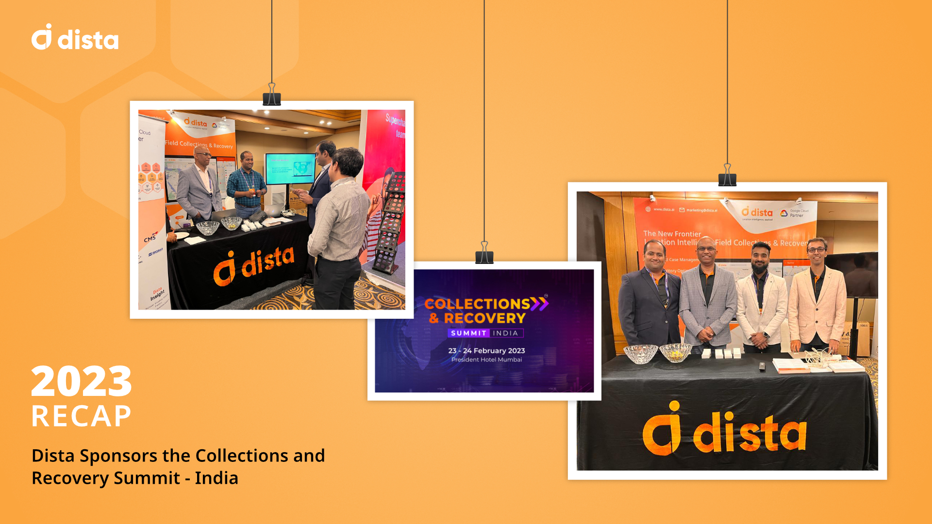 Dista Sponsors the Collections and Recovery Summit - India