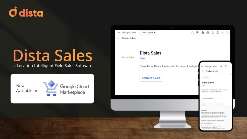 Dista Sales on Google Cloud Market Place