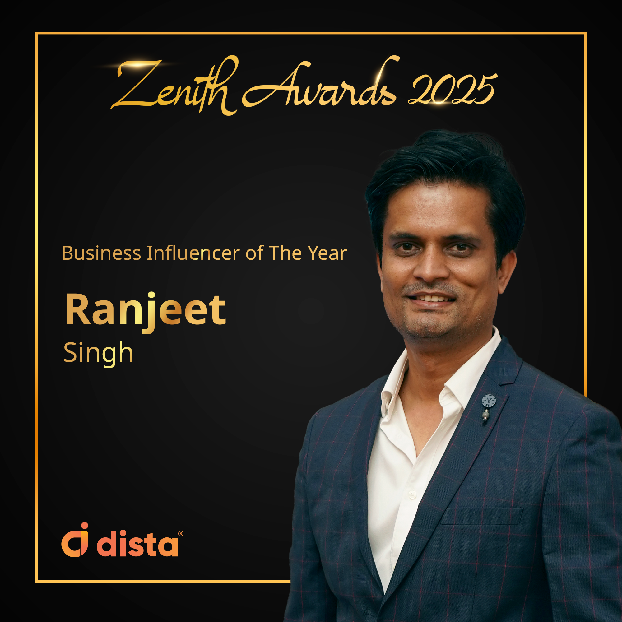 Ranjeet Singh - Business Influencer of the Year