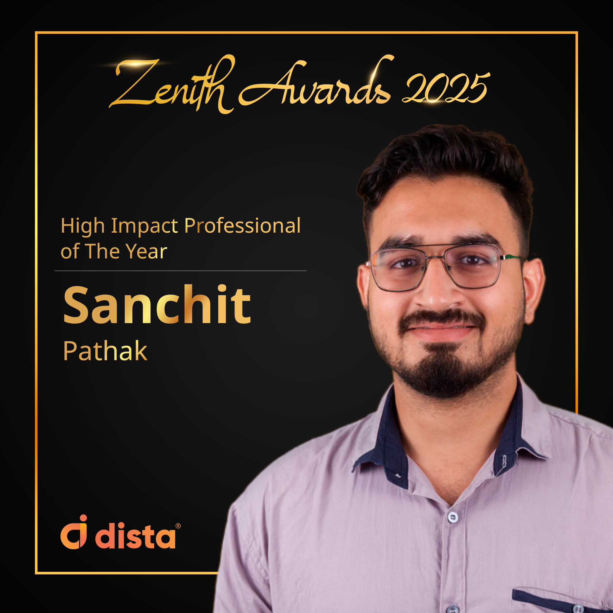 Sanchit Pathak - High Impact Professional of the Year