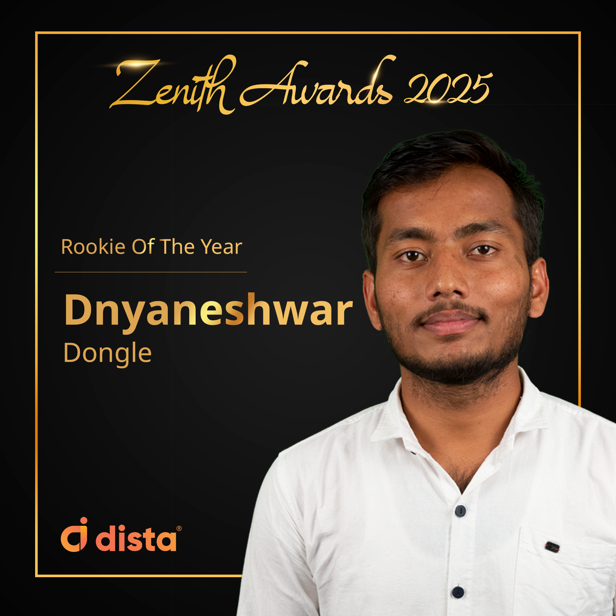 Dnyaneshwar Dongle - Rookie of the Year