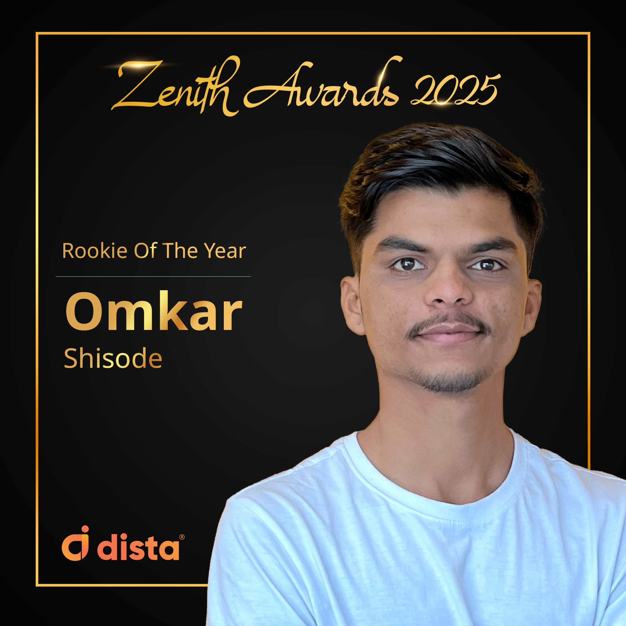 Omkar Shisode - Rookie of the Year