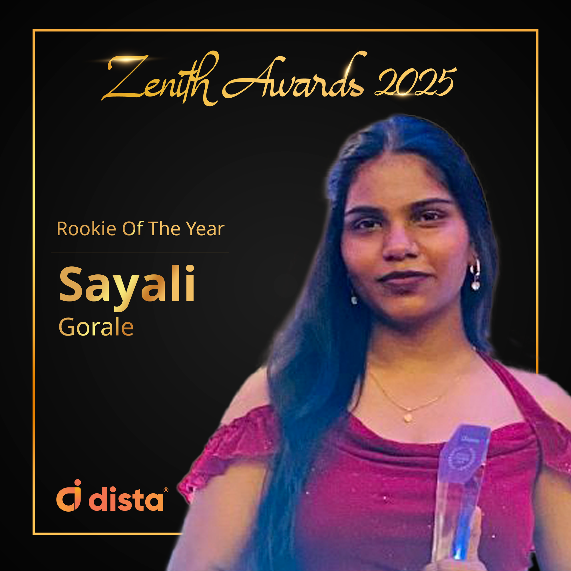 Sayali Gorale - Rookie of the Year