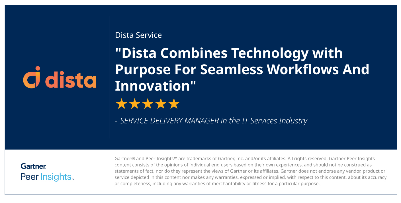 Gartner Reviews - Dista Service