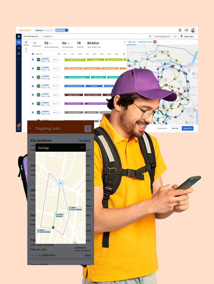Dista Deliver platform for intelligent management of first and last-mile deliveries